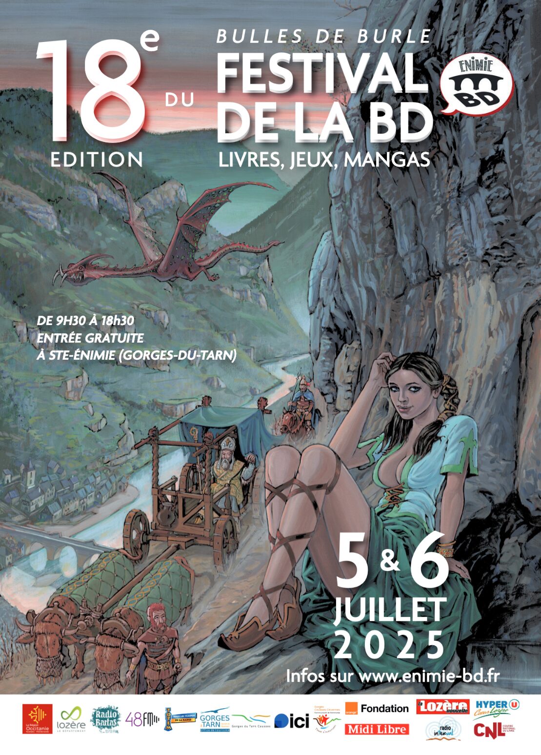 18ème Festival Bulles de Burle les 5 & 6 juillet